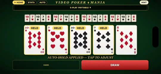 Video Poker Mania screenshot 2 of 3